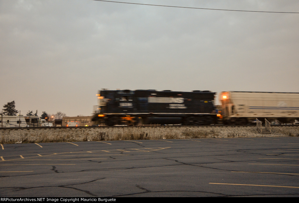 NS GP38-2 High nose Locomotive in the yard